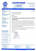 Laptop for Vaazhvaham, Jaffna old student